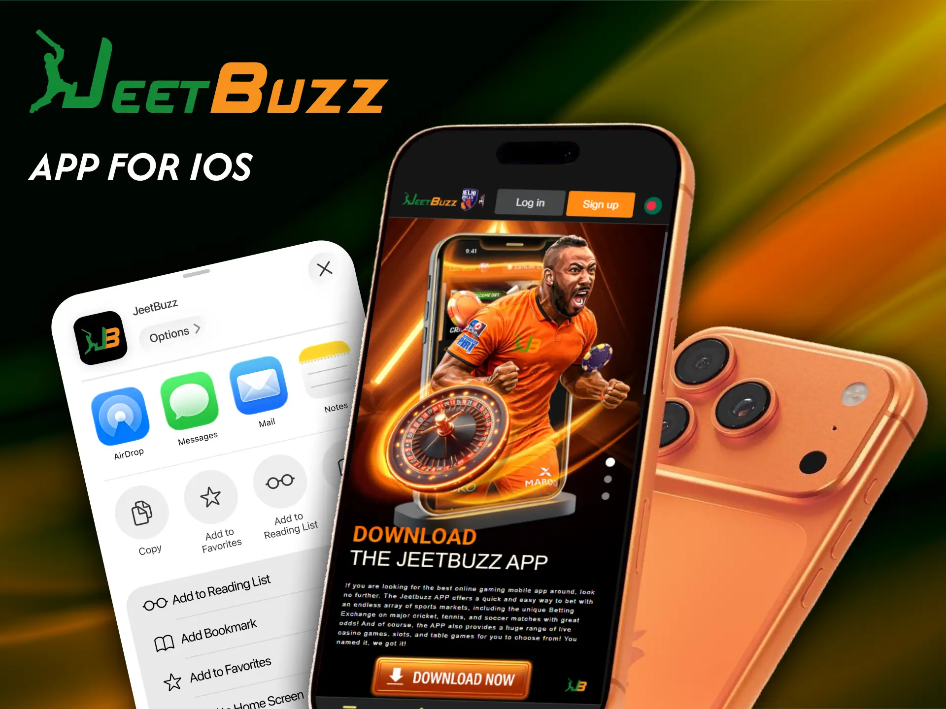Install the iOS app from JeetBuzz to enjoy top games.