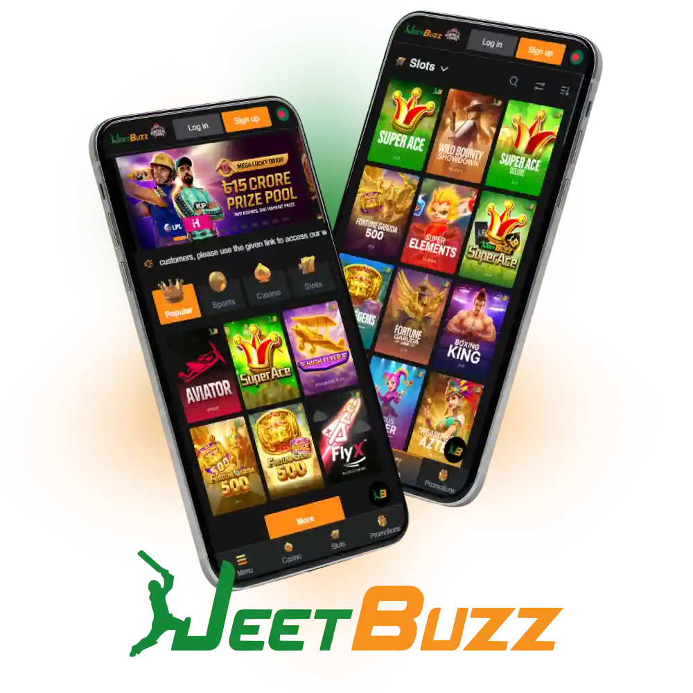Download the JeetBuzz mobile app to start placing online bets.