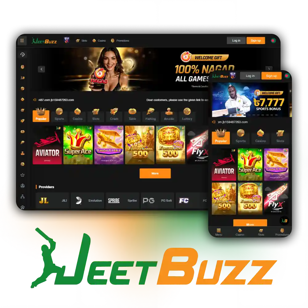Play and win real money at JeetBuzz casino.